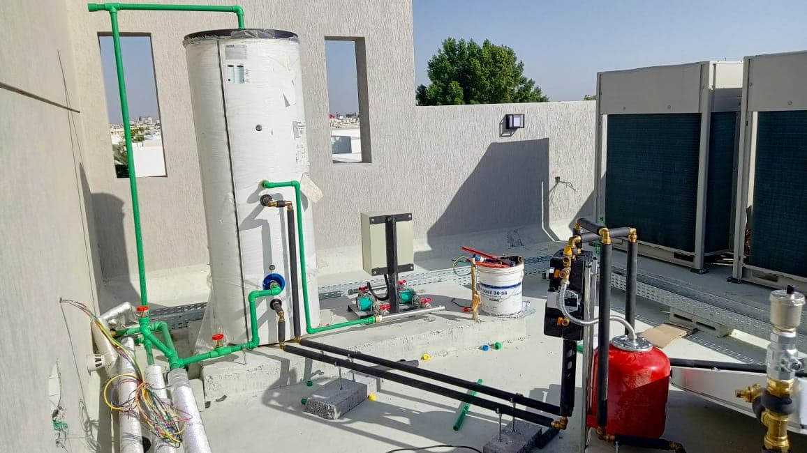 Industrial Facility - Ajman Free Zone - Solar Water Heater Installation in Ajman Free Zone, Ajman