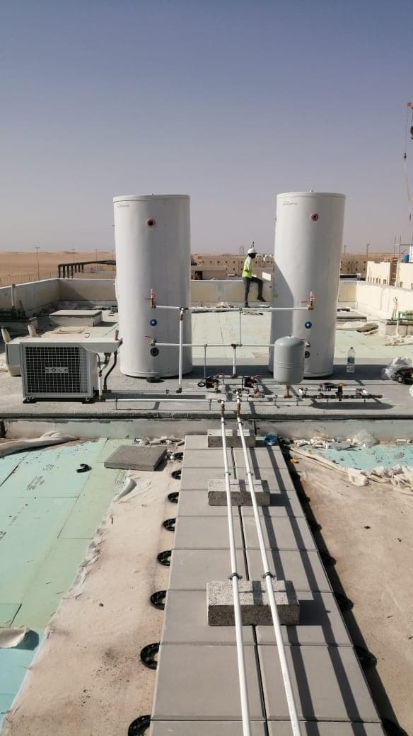 Commercial Tower - Business Bay - Solar Water Heater Installation in Business Bay, Dubai