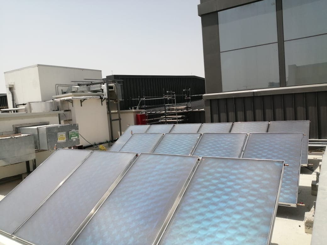 Hotel Resort - Saadiyat Island - Solar Water Heater Installation in Saadiyat Island, Abu Dhabi