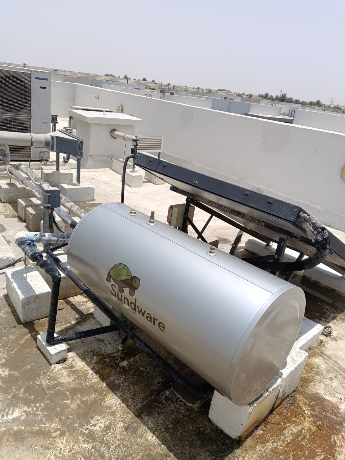 Residential Community - Al Raha Beach - Solar Water Heater Installation in Al Raha Beach, Abu Dhabi